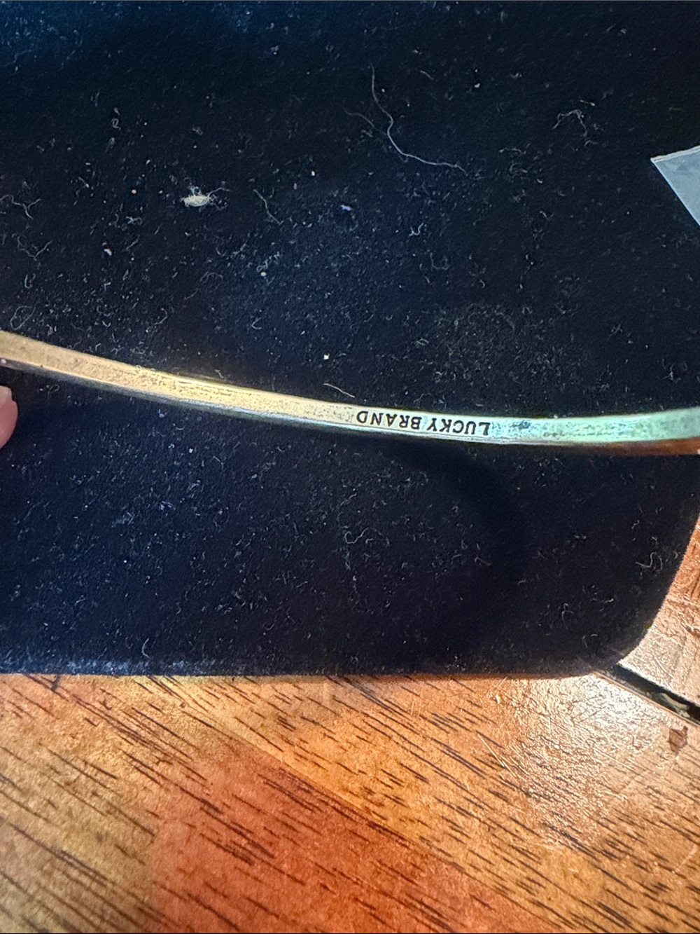 Lucky brand Gold-Tone Multi-Stone Blue & Green Women's Bracelet - Picture 3 of 5